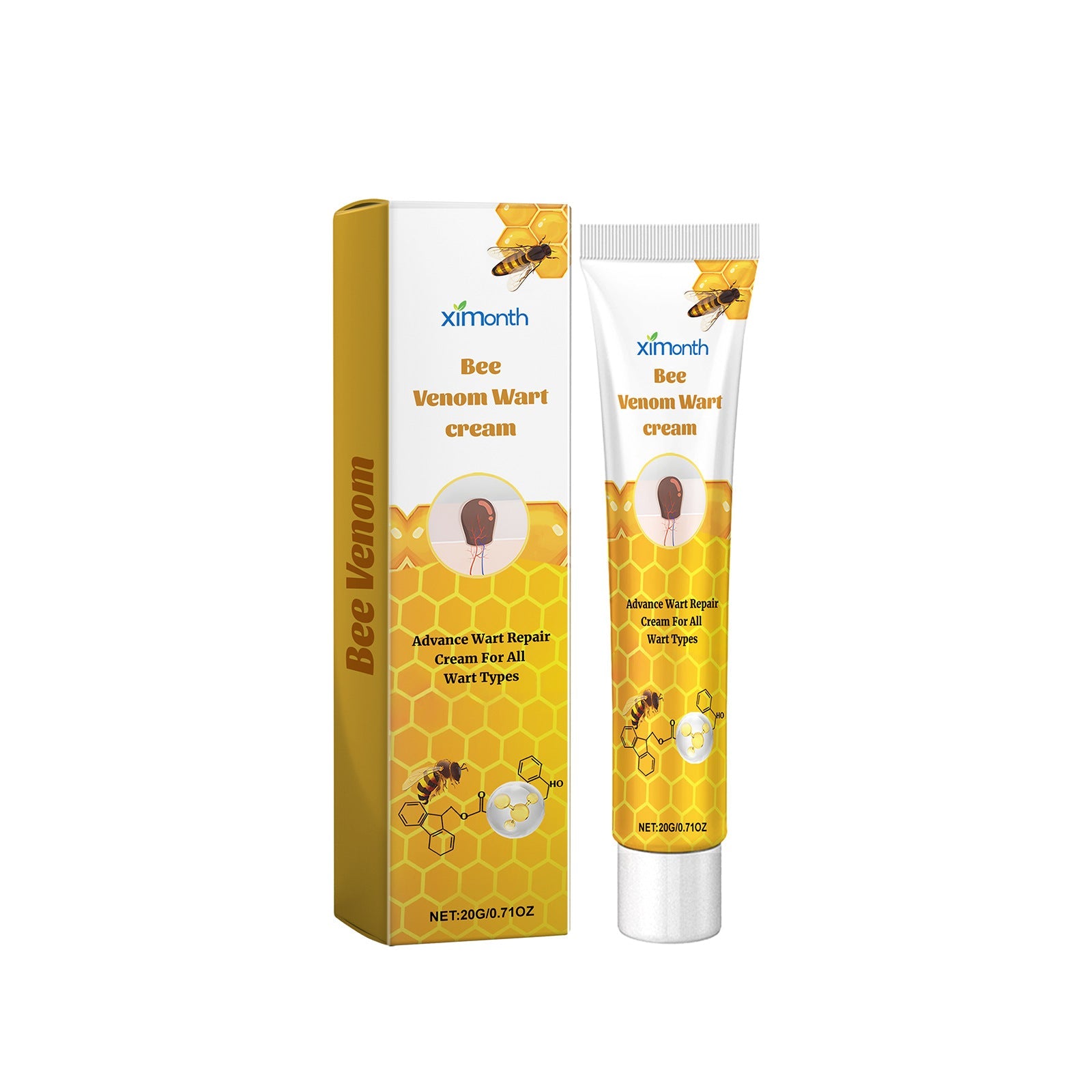 Ximonth Bee Venom Wart Cream – Skin Repair & Spot Treatment