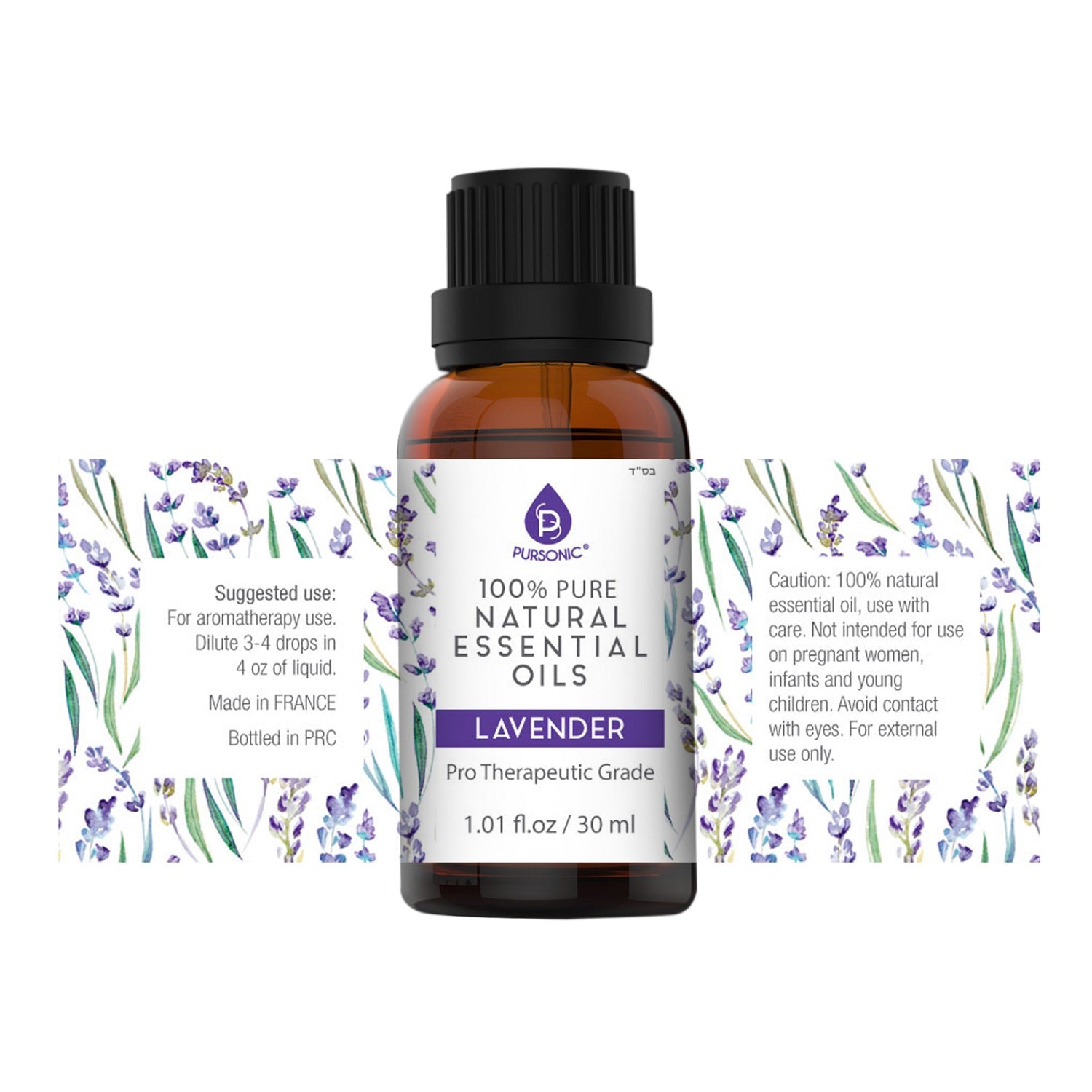 Pursonic Lavender Essential Oil – 100% Pure & Natural