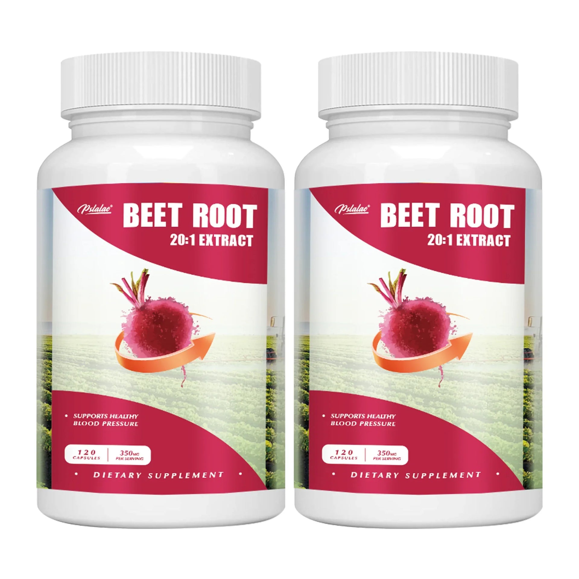 Beet Root Supplement 120 Capsules Supports Blood Pressure Athletic Performance Digestive Health Immune System