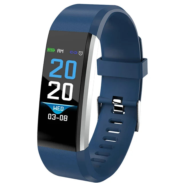 Unisex Smartwatch – Heart Rate, Blood Pressure & Fitness Tracker