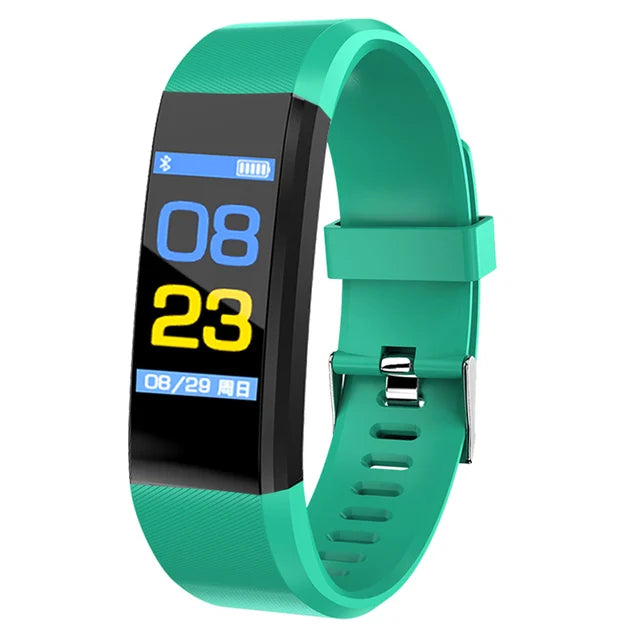 Unisex Smartwatch – Heart Rate, Blood Pressure & Fitness Tracker