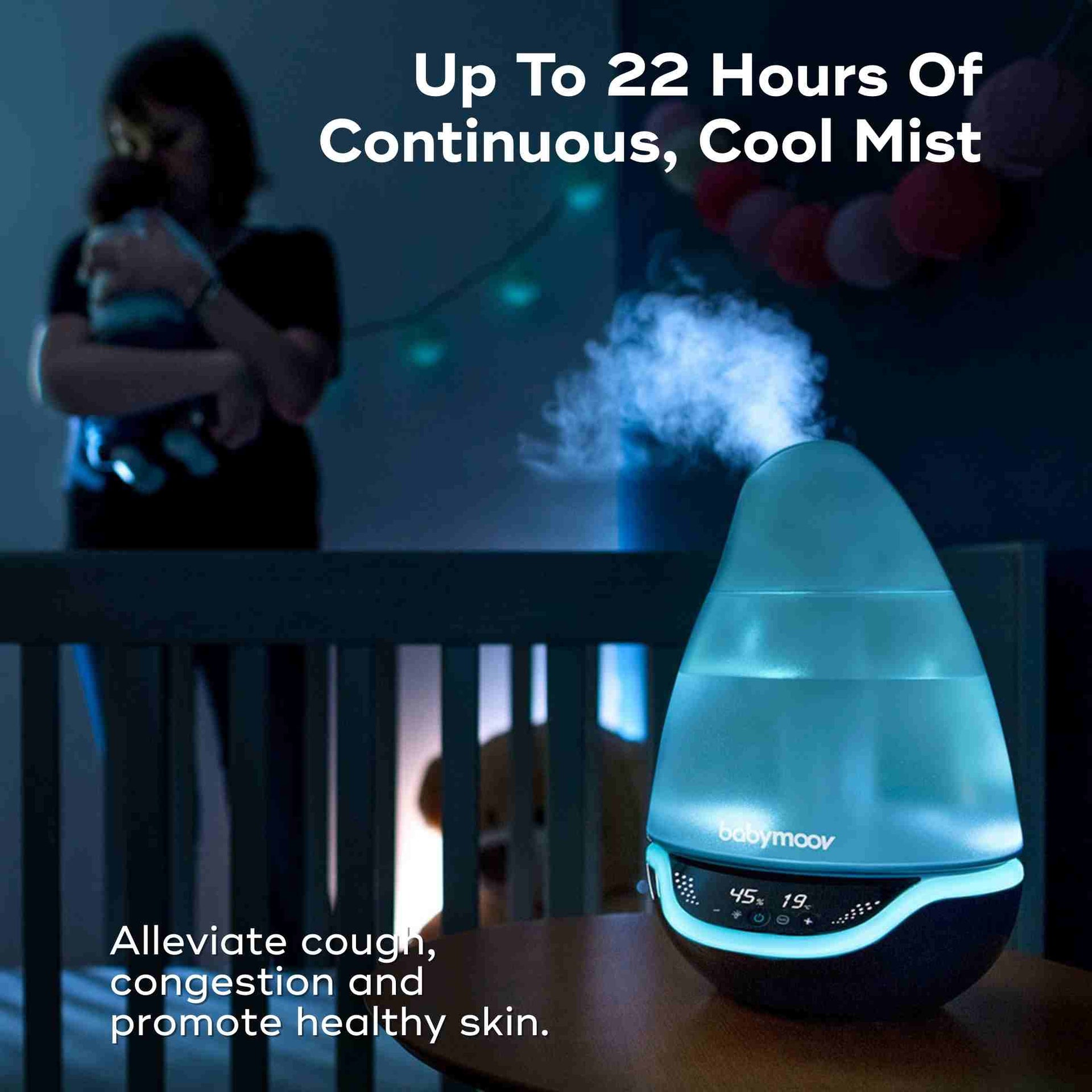 Hygro Plus 3-in-1 Humidifier – Baby Humidifier, Diffuser & Nightlight
