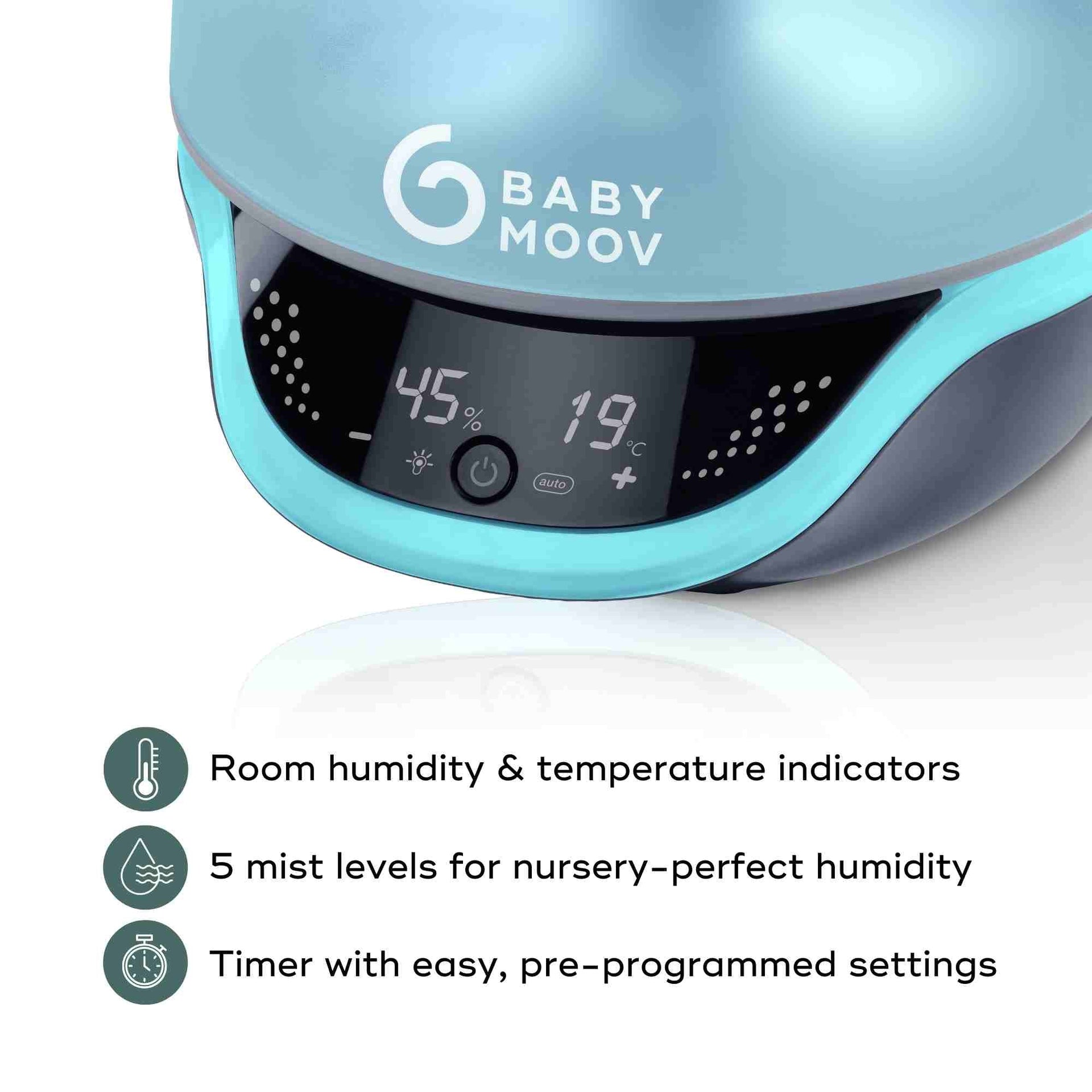 Hygro Plus 3-in-1 Humidifier – Baby Humidifier, Diffuser & Nightlight