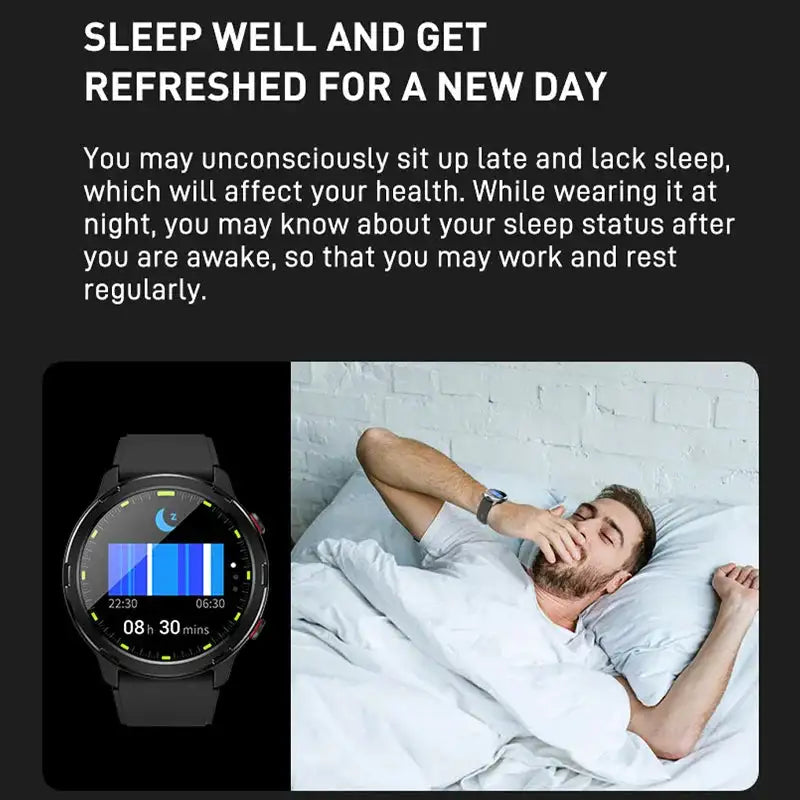 Outdoor GPS Smartwatch – Compass, Fitness & Multi-Sport Tracker