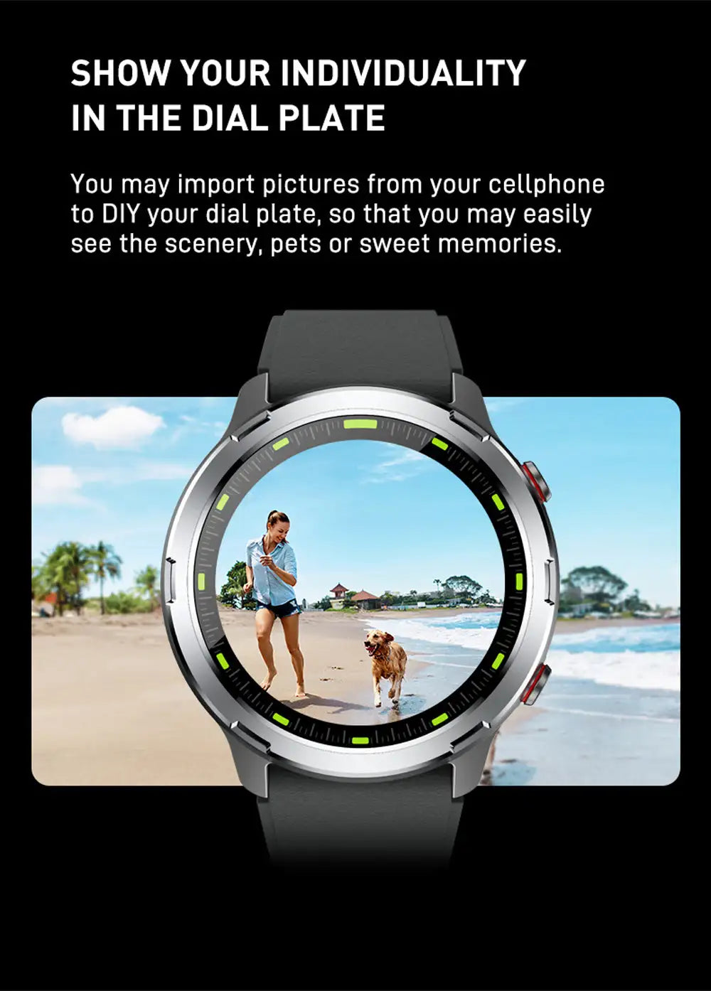 Outdoor GPS Smartwatch – Compass, Fitness & Multi-Sport Tracker