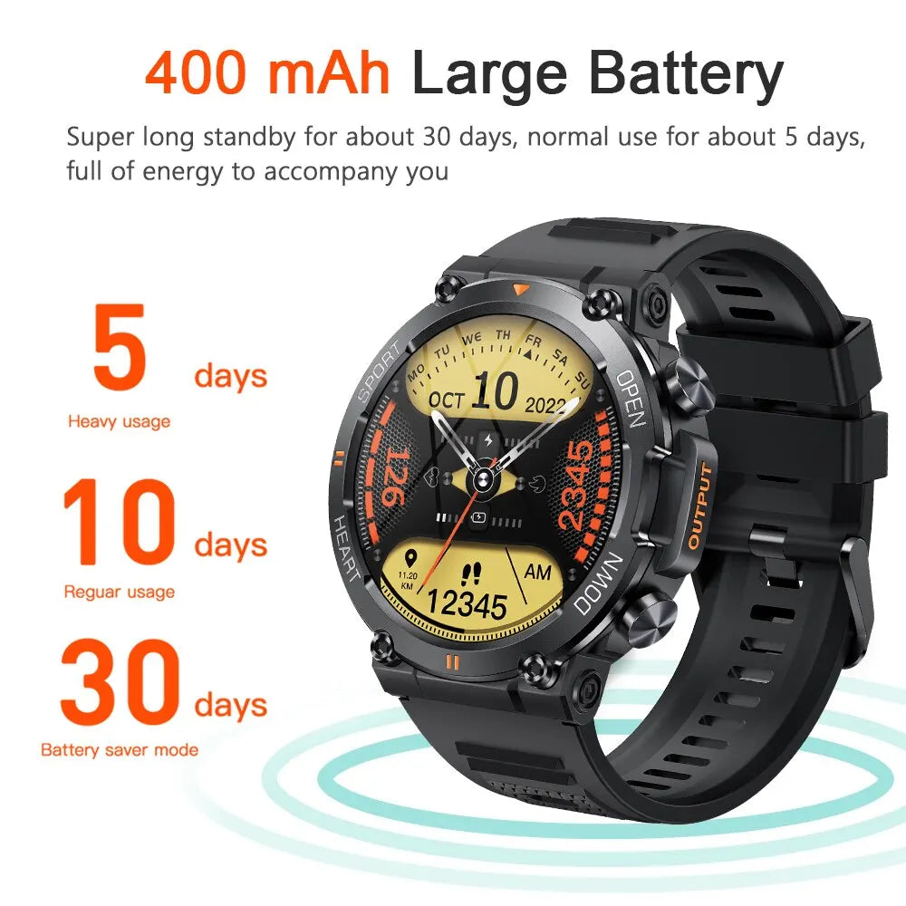 MD56 1.39" HD Smartwatch – Bluetooth Call & Fitness Tracker