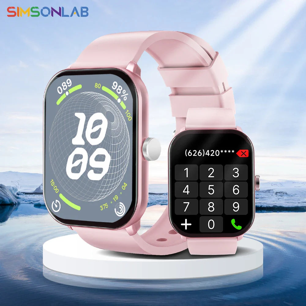 Smartwatch 2.01" – Large Screen, Waterproof & Bluetooth Calling