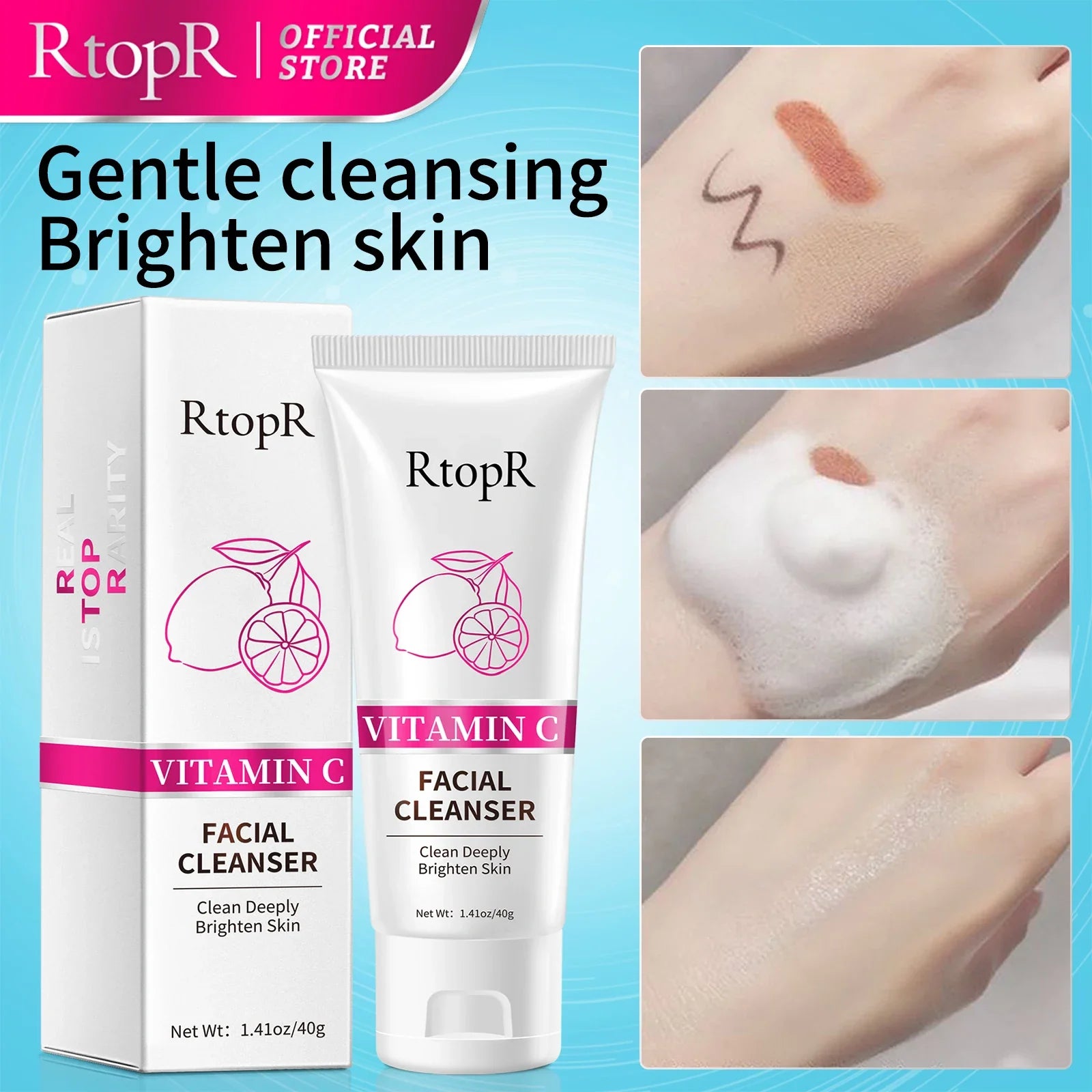 Vitamin C Face Cleanser – Deep Cleansing & Oil Control