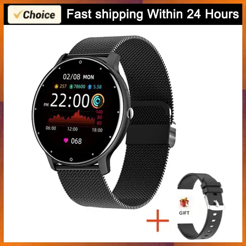 LIGE Smart Band Watch – Real-Time Weather & Activity Tracker