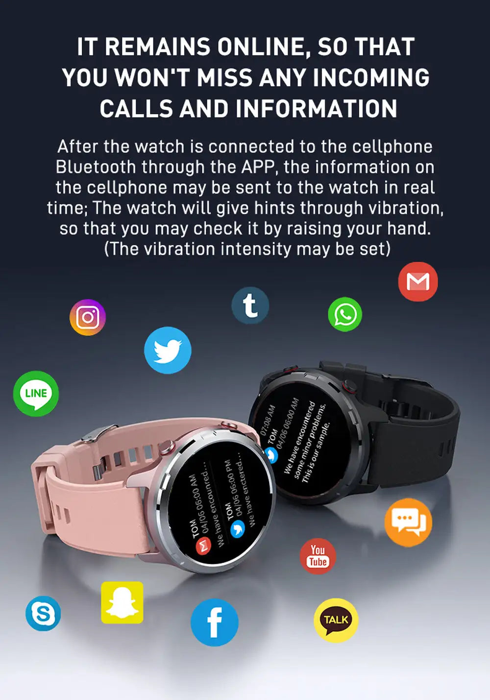 Outdoor GPS Smartwatch – Compass, Fitness & Multi-Sport Tracker