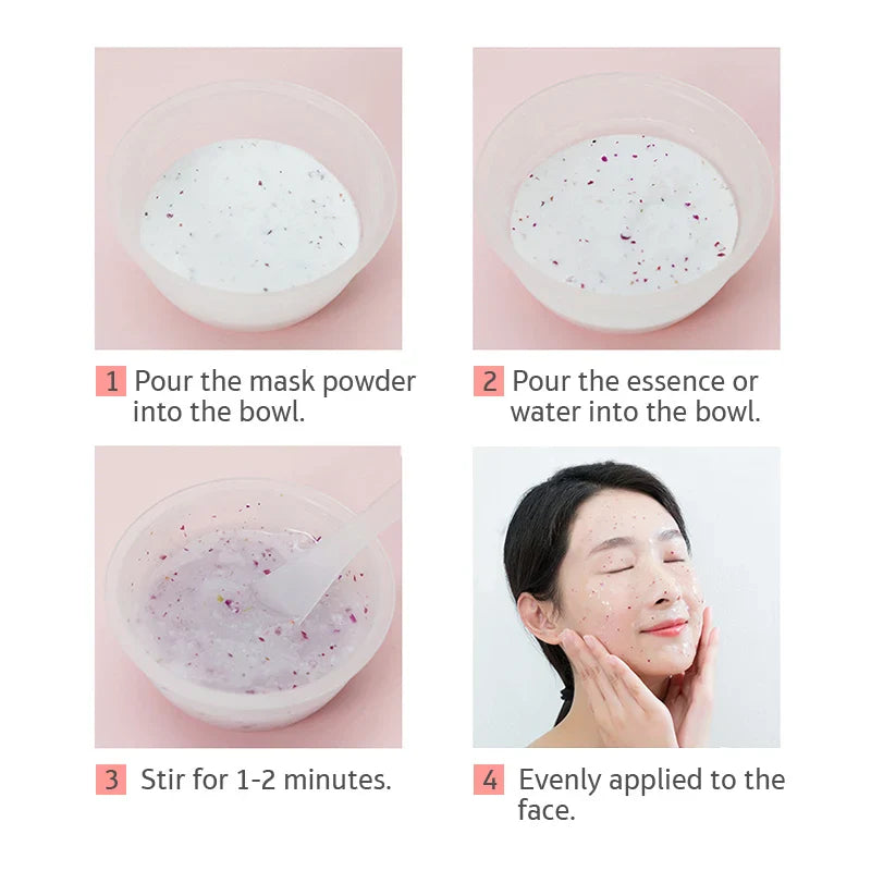 Hydro Jelly Face Mask – Rose Collagen Peel-Off DIY