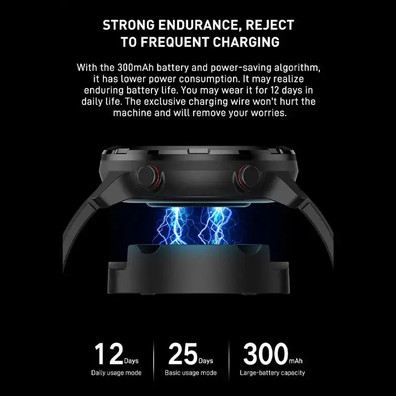 Outdoor GPS Smartwatch – Compass, Fitness & Multi-Sport Tracker