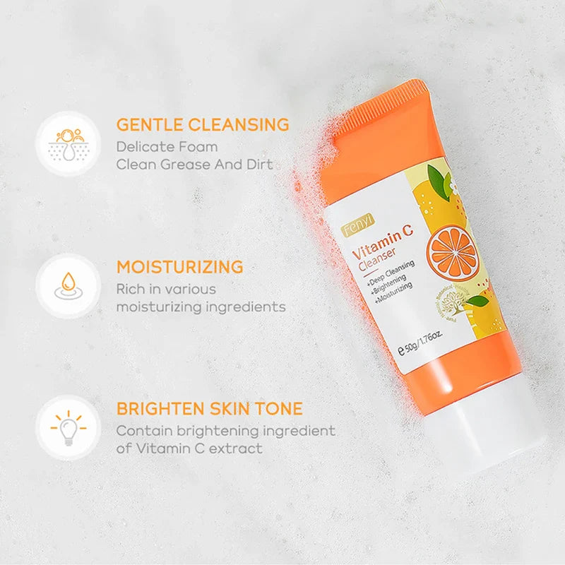 Vitamin C Facial Cleanser – Deep Cleansing & Blackhead Removal