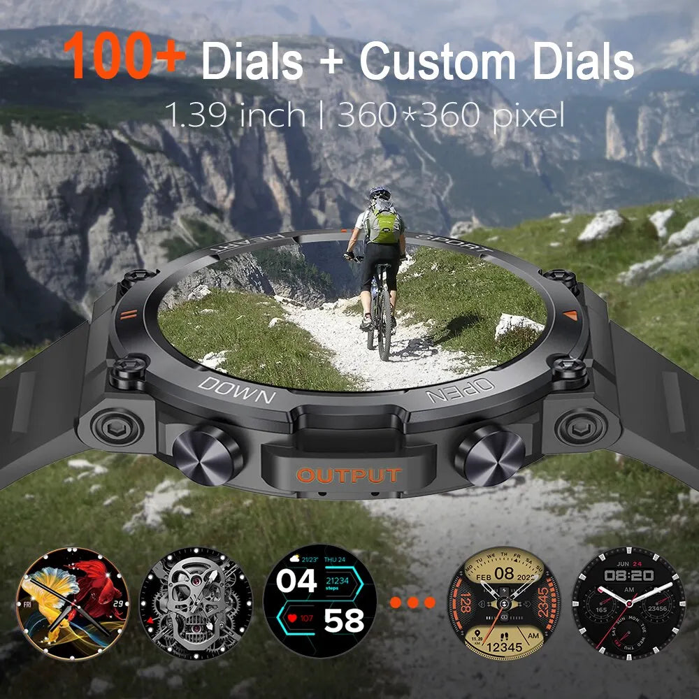 MD56 1.39" HD Smartwatch – Bluetooth Call & Fitness Tracker