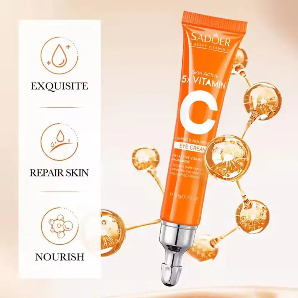 5-Piece Vitamin C Skincare Set – Cleanser, Lotion, Eye Cream & Serum