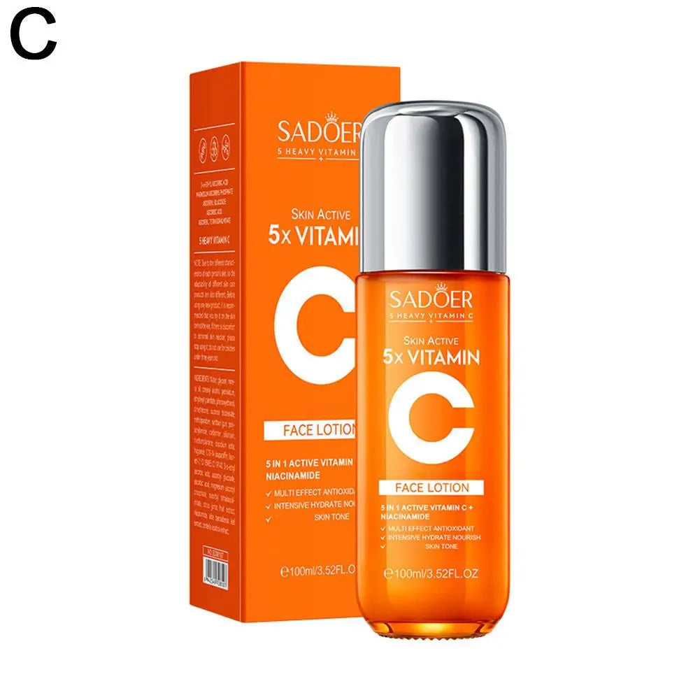 5-Piece Vitamin C Skincare Set – Cleanser, Lotion, Eye Cream & Serum