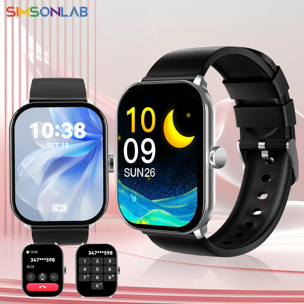 Smartwatch 2.01" – Large Screen, Waterproof & Bluetooth Calling