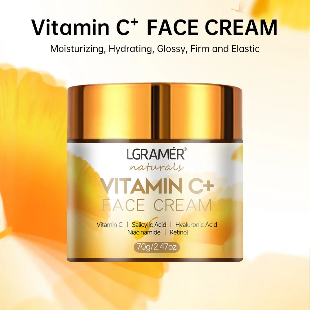 Vitamin C & Retinol Face Cream – Moisturizing & Wrinkle Repair