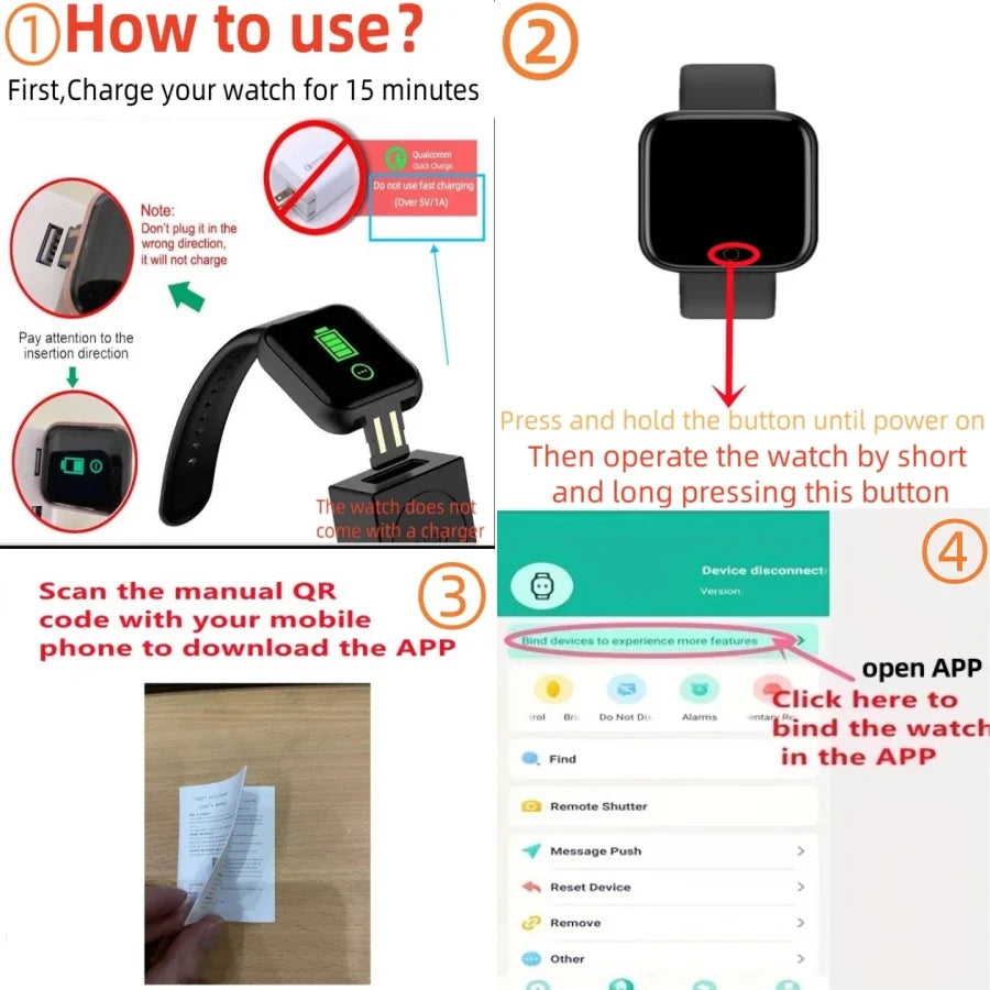 D13/116Plus Multifunction Smartwatch – Fitness & Lifestyle