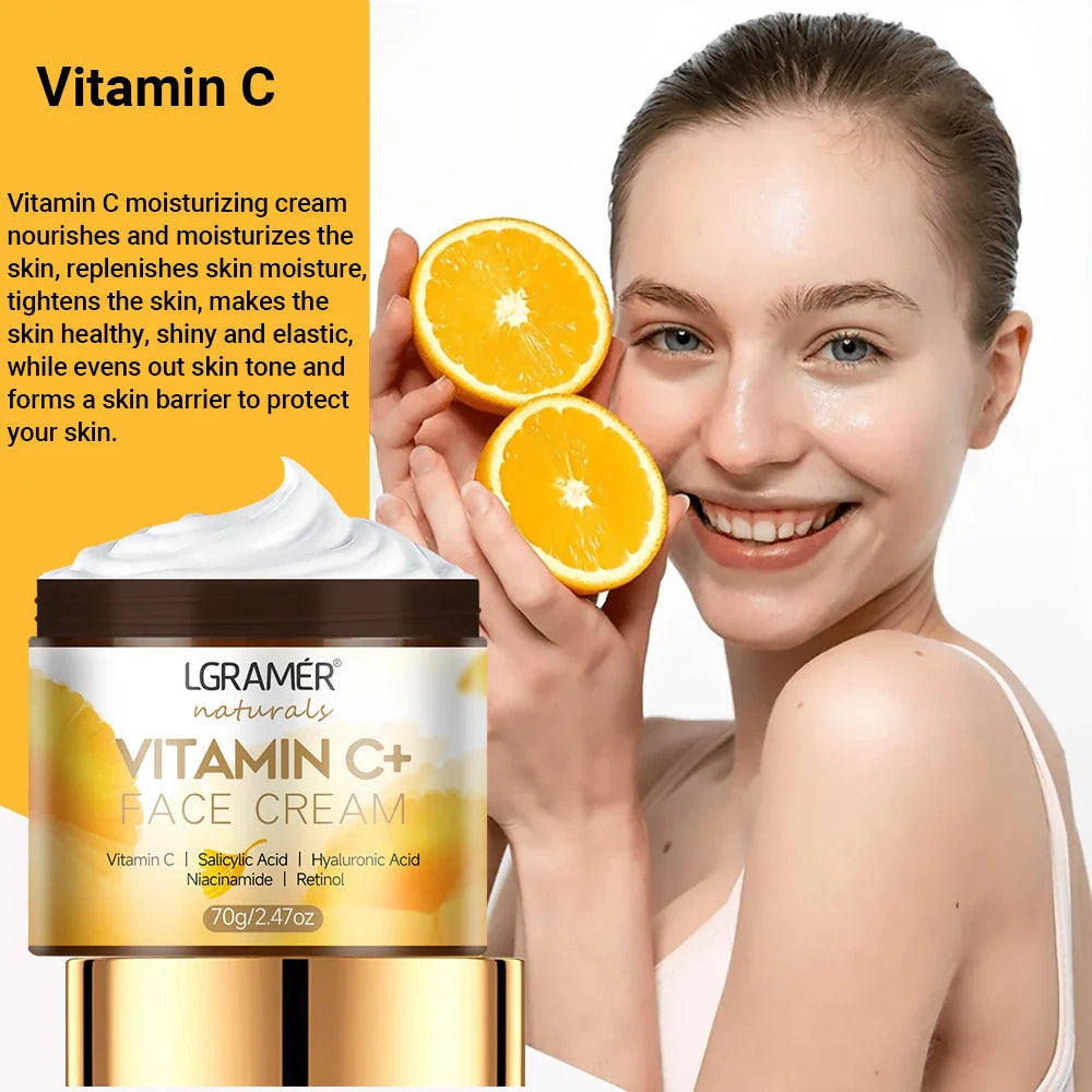 Vitamin C & Retinol Face Cream – Moisturizing & Wrinkle Repair