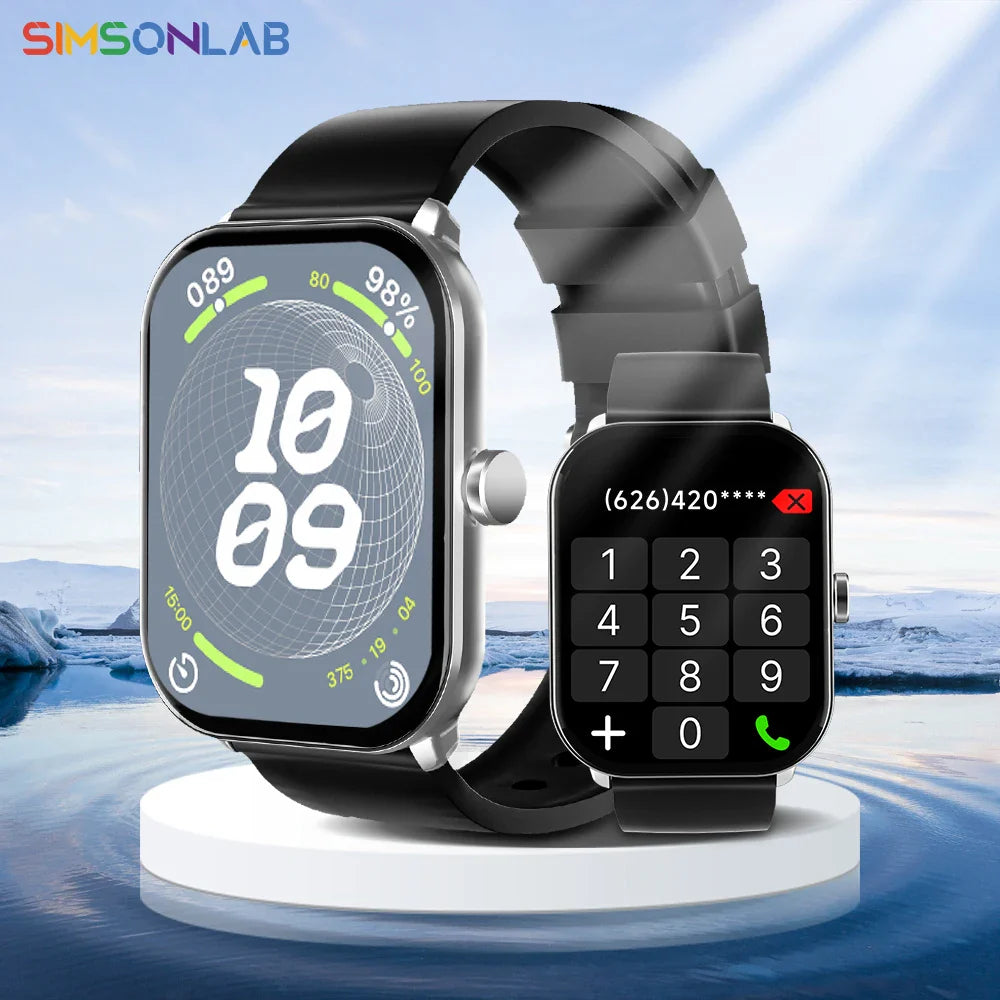 Smartwatch 2.01" – Large Screen, Waterproof & Bluetooth Calling