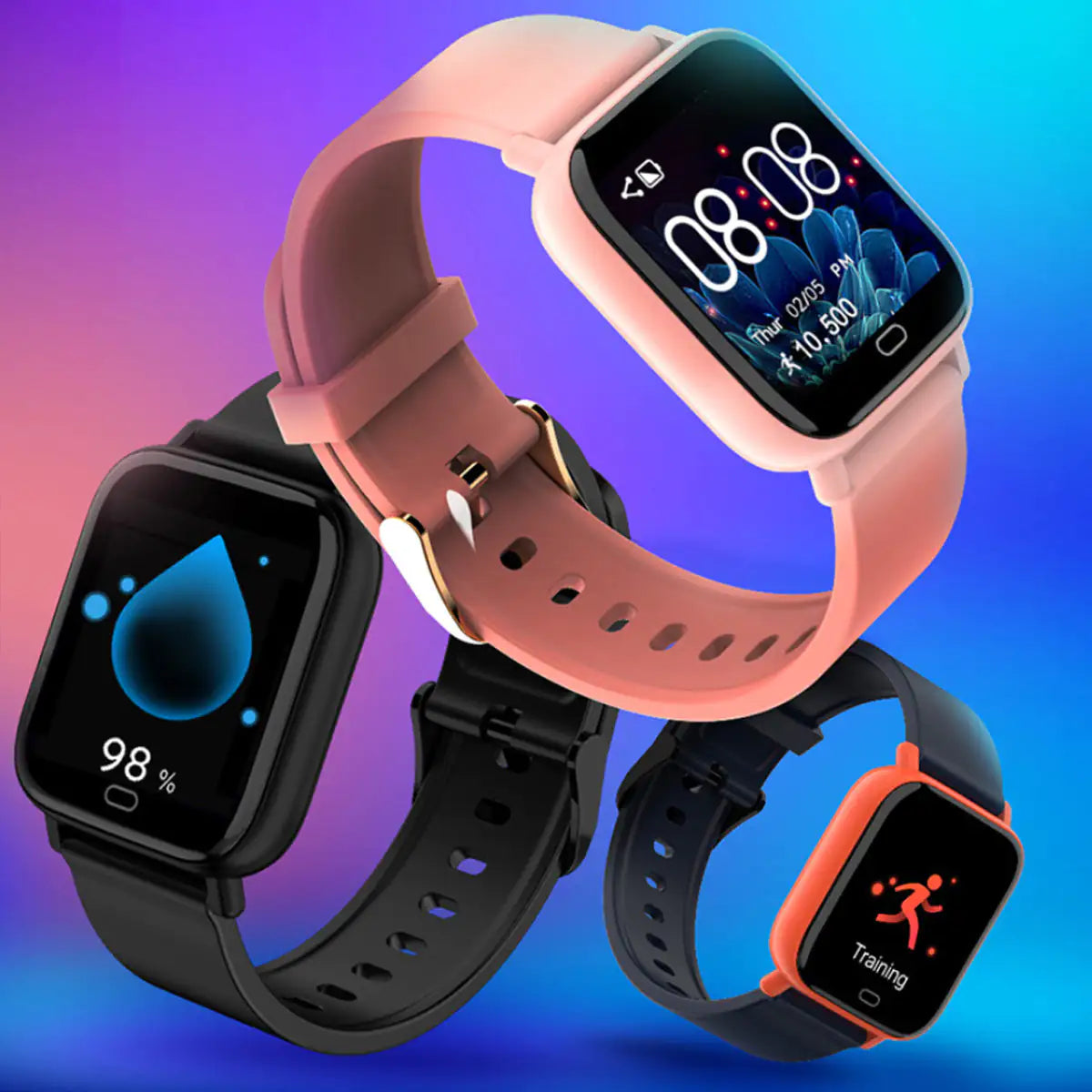 Smart Fit Multi-Function Smartwatch – Tracker & Health Monitor