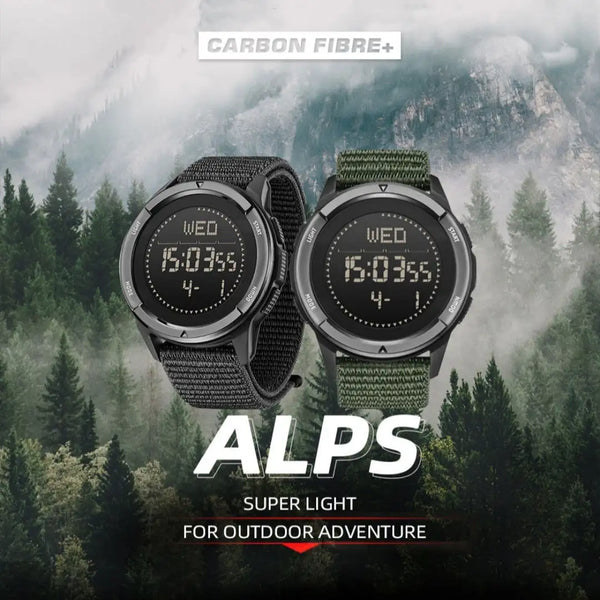 Outdoor Smartwatch – Pedometer, Compass & AMOLED Display