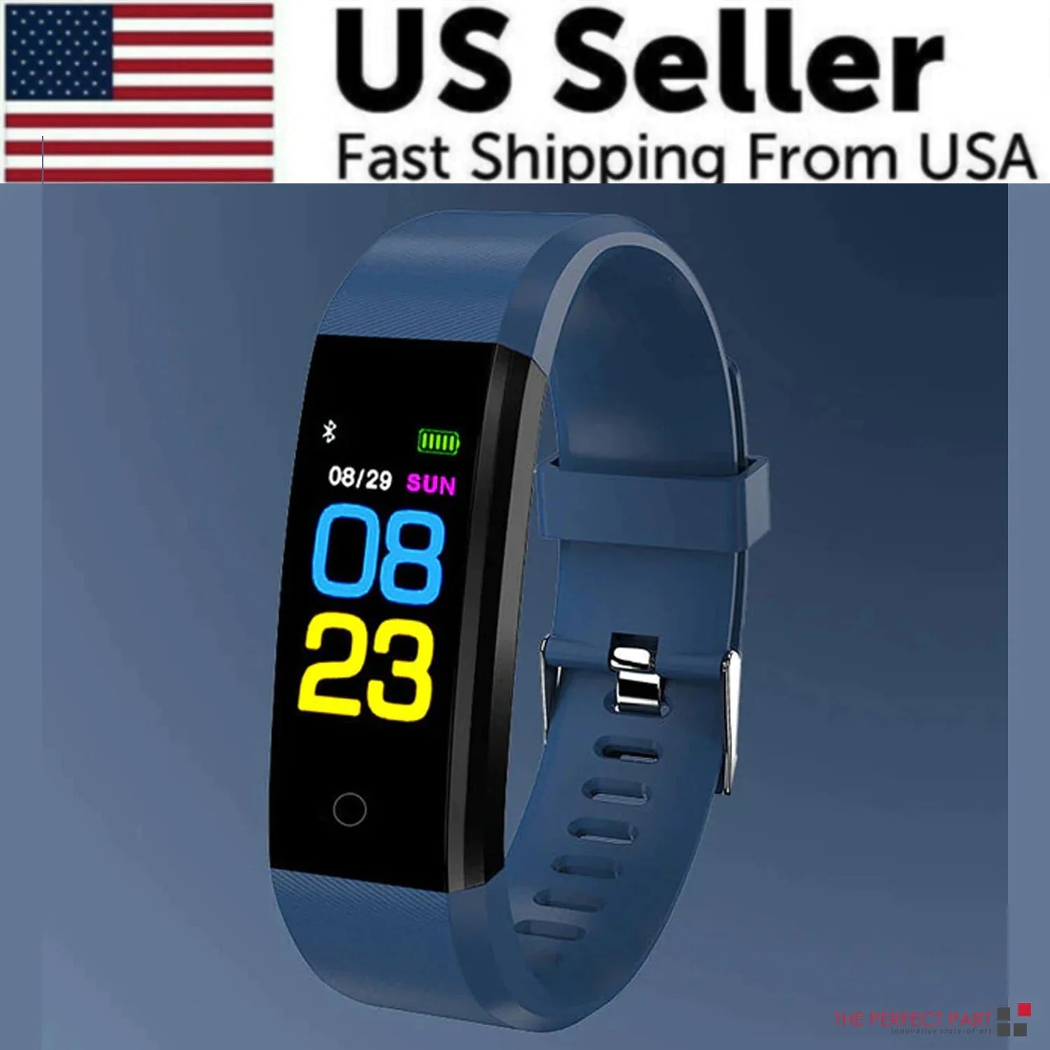 IP67 Waterproof Fitness Tracker – Heart Rate & Multi-Sport Smartwatch