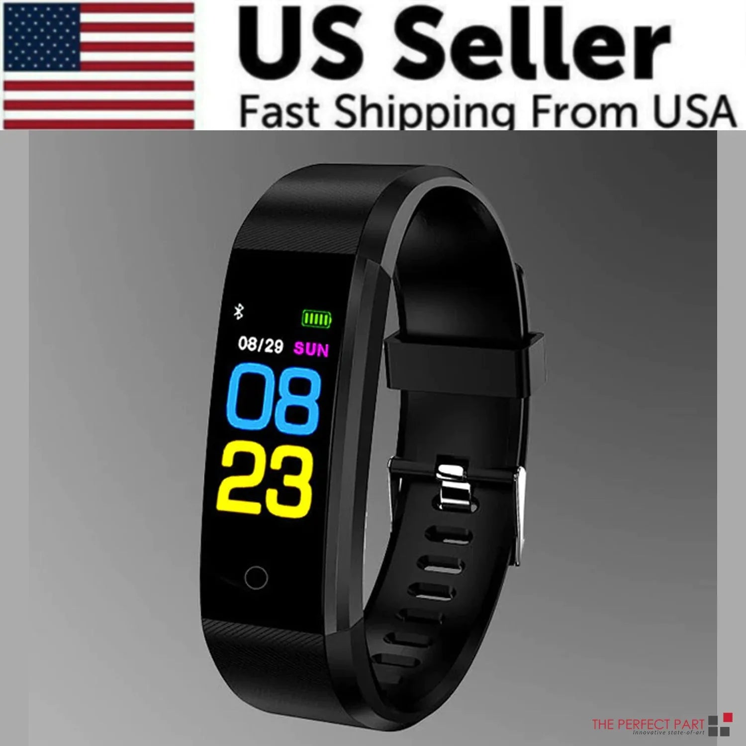 IP67 Waterproof Fitness Tracker – Heart Rate & Multi-Sport Smartwatch
