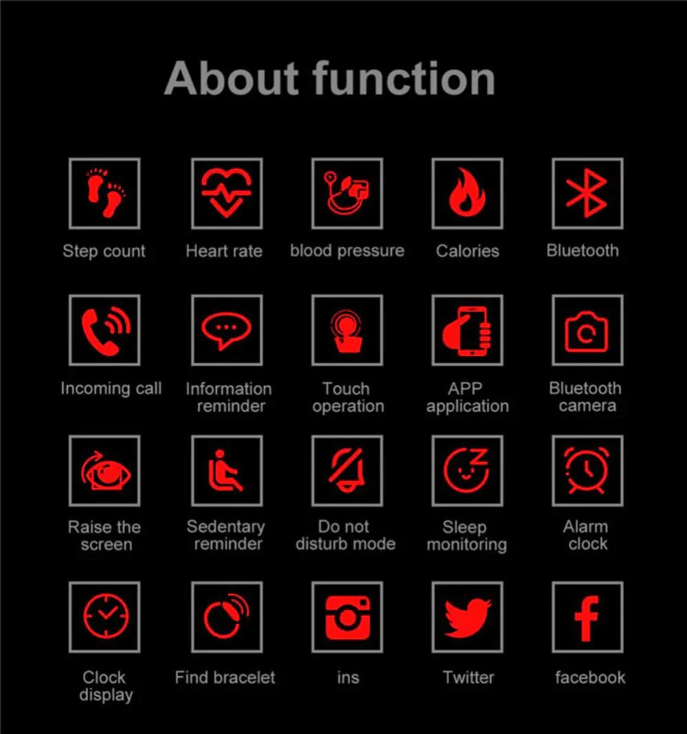 IP67 Waterproof Fitness Tracker – Heart Rate & Multi-Sport Smartwatch