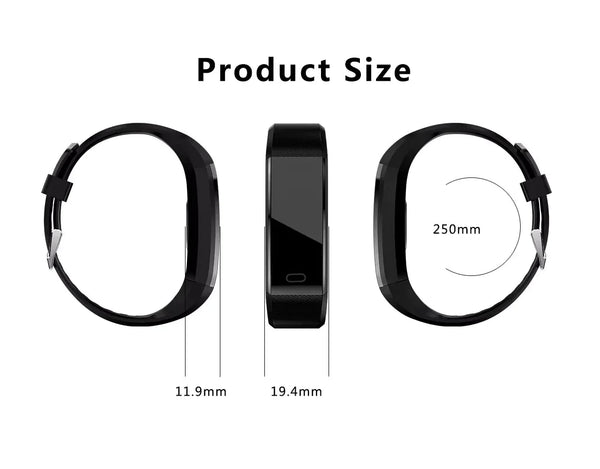 IP67 Waterproof Fitness Tracker – Heart Rate & Multi-Sport Smartwatch