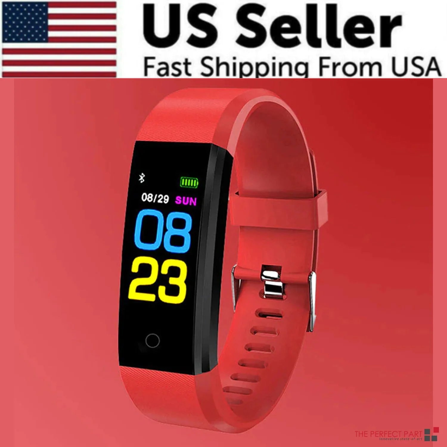 IP67 Waterproof Fitness Tracker – Heart Rate & Multi-Sport Smartwatch