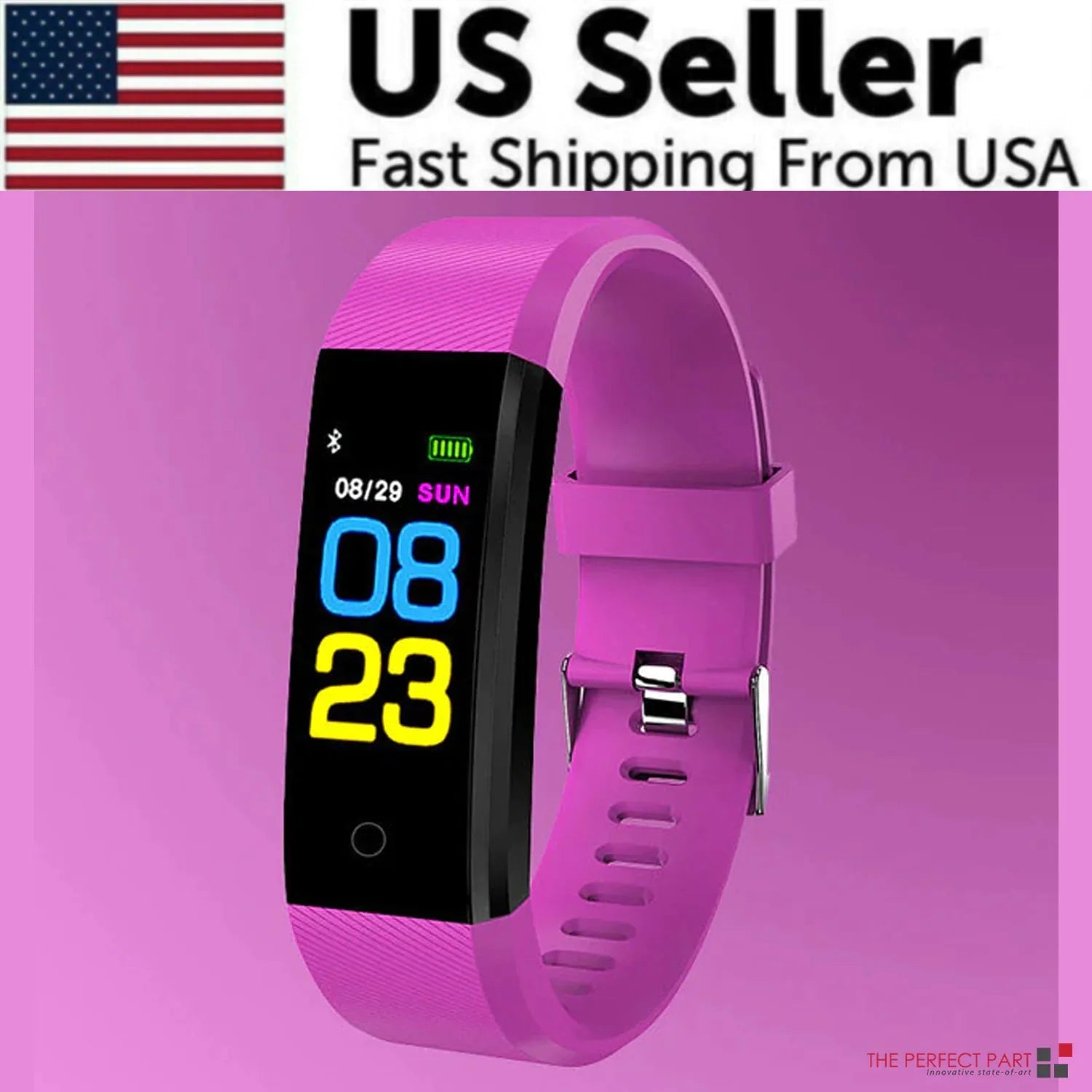 IP67 Waterproof Fitness Tracker – Heart Rate & Multi-Sport Smartwatch
