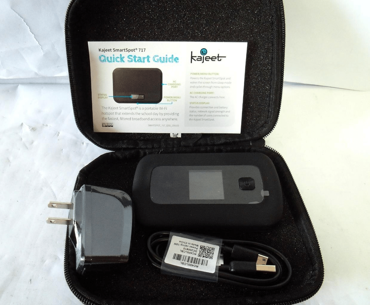 RayHunter IMSI Catcher Detector – Kajeet RC400LX 4G LTE Hotspot