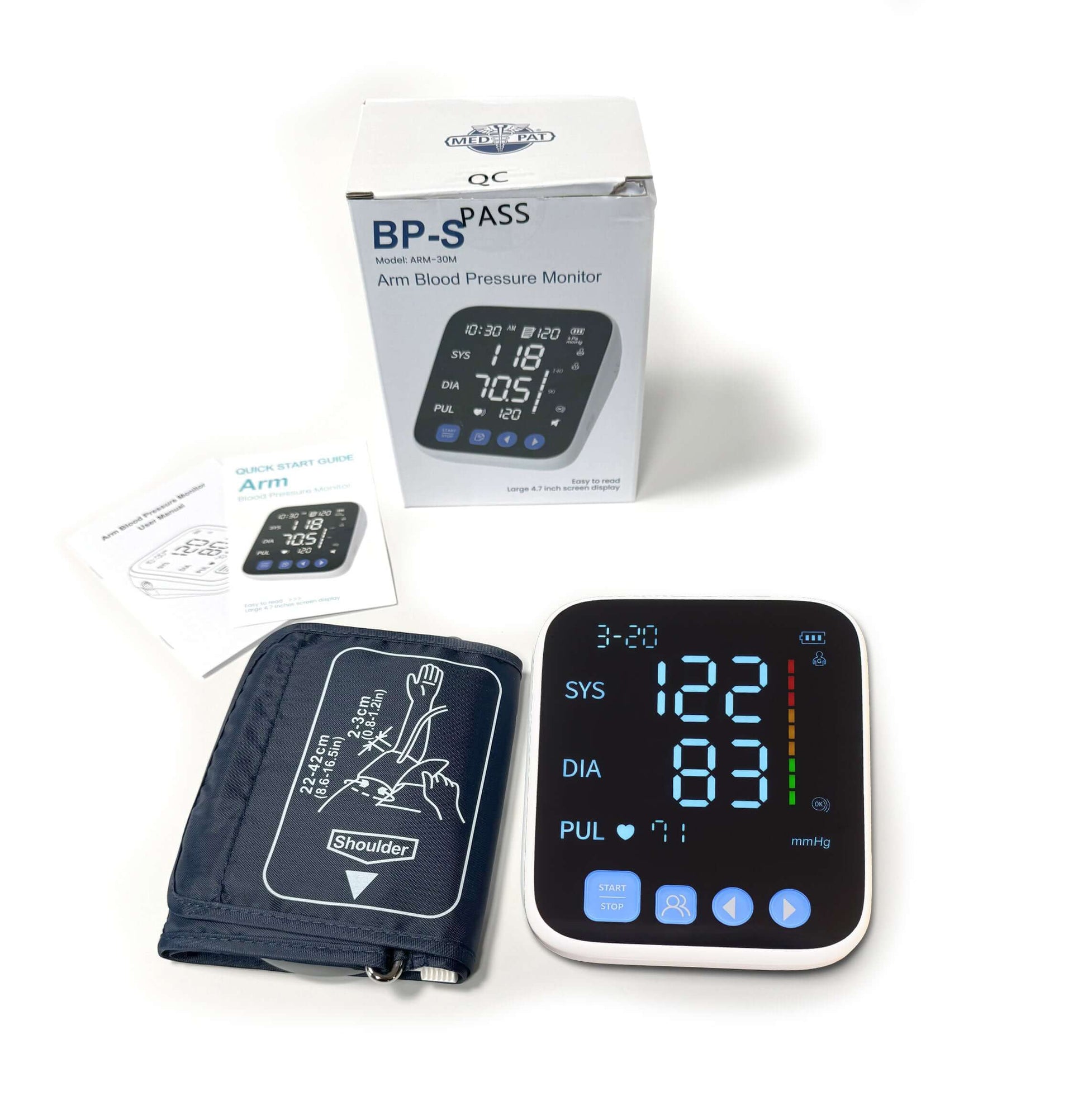Med-Pat BP-S – Arm Blood Pressure Monitor