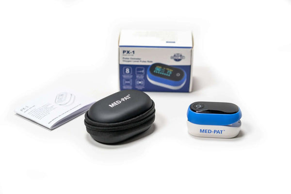 Med-Pat PX-1 Fingertip Pulse Oximeter – Accurate SpO₂ & Pulse